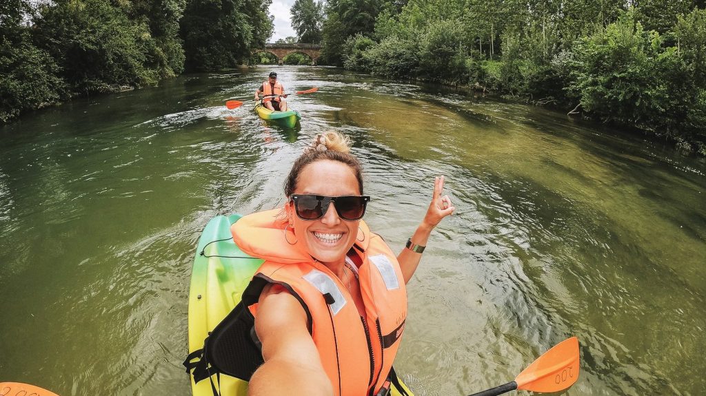 Estelle et Sébastien en Kayak