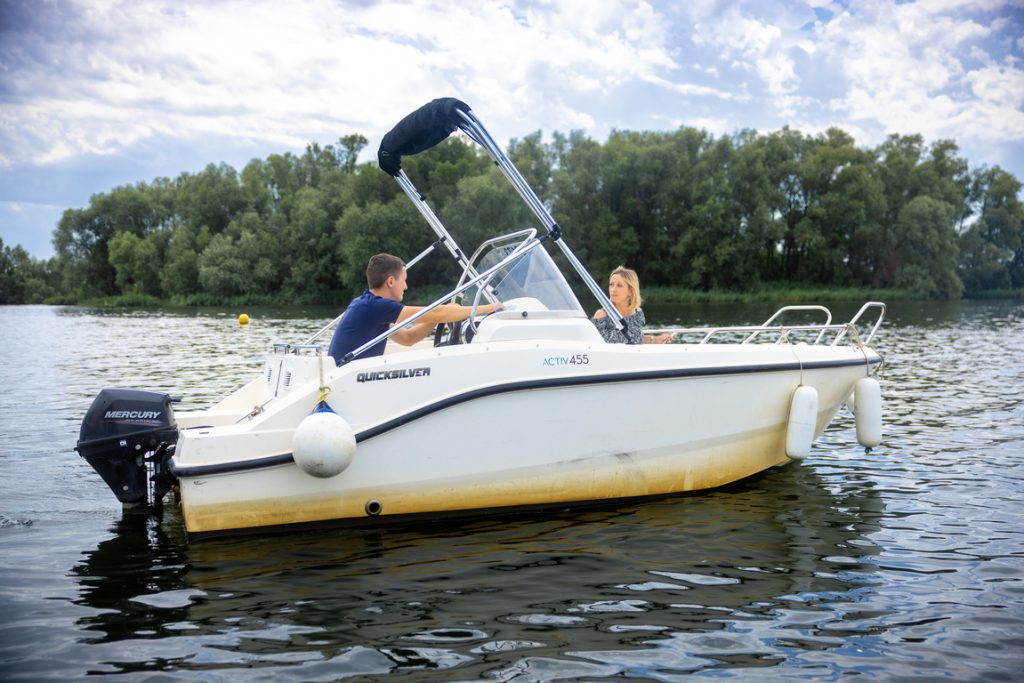 Balade en bateau lac Amance